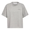 Haute L'Amitié HL Crew Neck Crop Tee Grey Melange